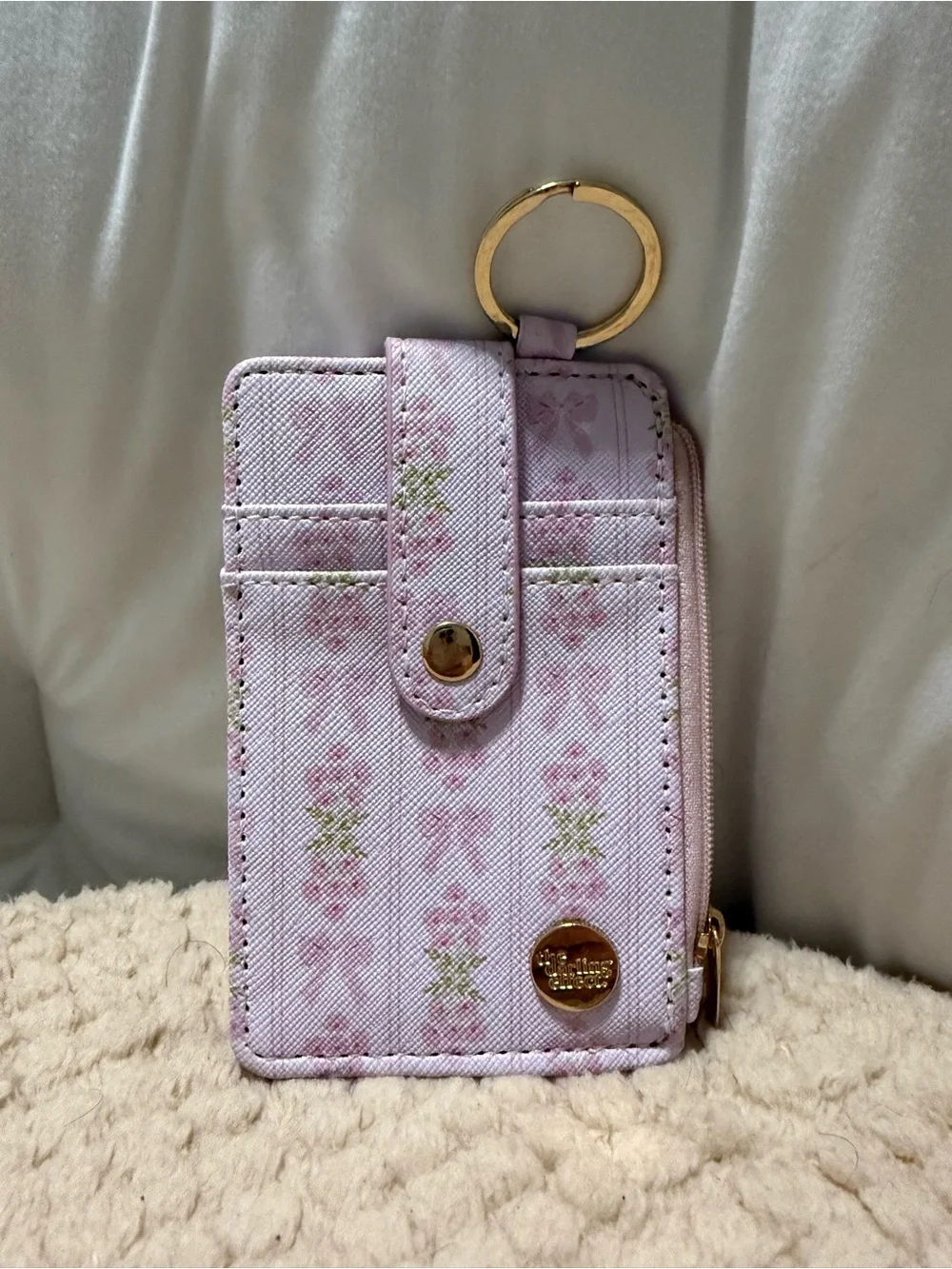 Compact Card Wallet with Key Ring